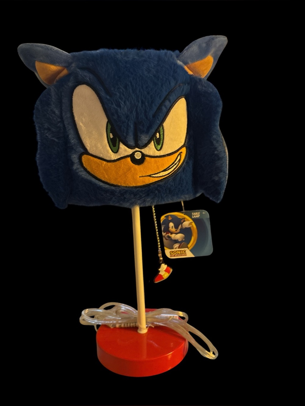 Sonic the hedgehog bedside table lamp